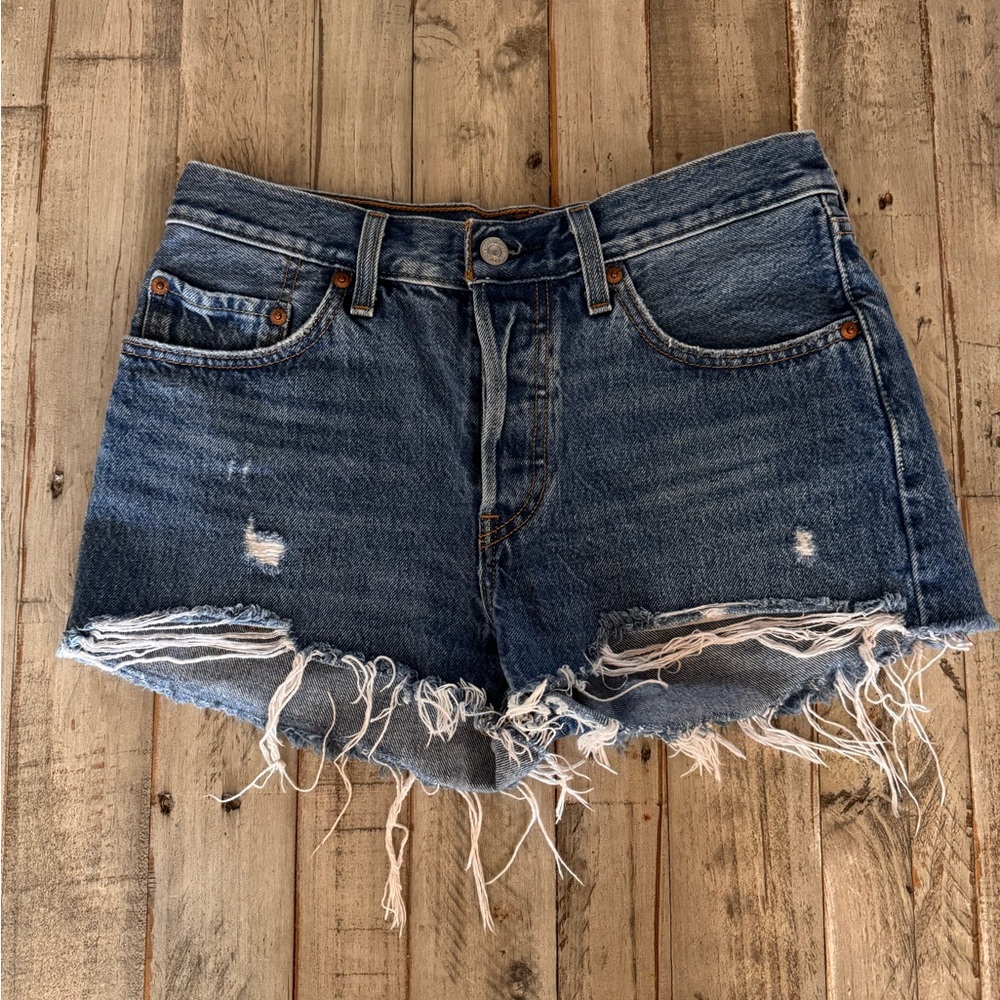 Distressed Denim Women Shorts